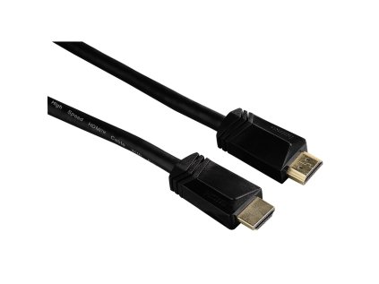 Hama HDMI kábel vidlica - vidlica, pozlátený, 3*, 10 m