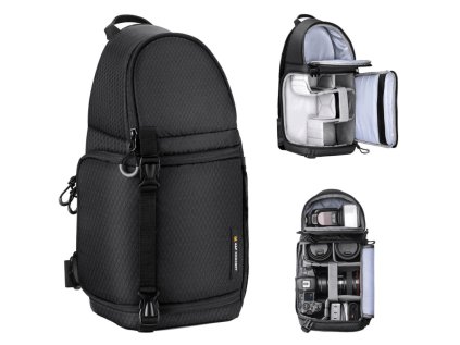 K&F Concept Beta Messenger 10 l photo backpack - black