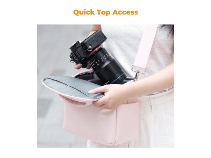 K&F Concept Camera Sling Bag 5 l - pink