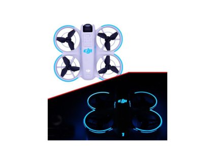 DJI NEO - Luminiscenčné samolepky (Blue)