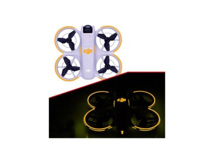 DJI NEO - Luminiscenčné samolepky (Yellow)