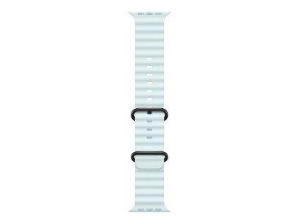 Apple Watch 49mm Ice Blue Ocean Band - Black Titanium Finish