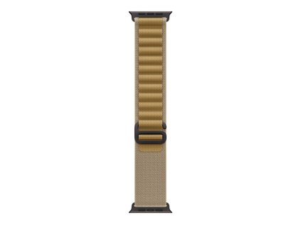 Apple Watch 49mm Tan Alpine Loop - Small - Black Titanium Finish