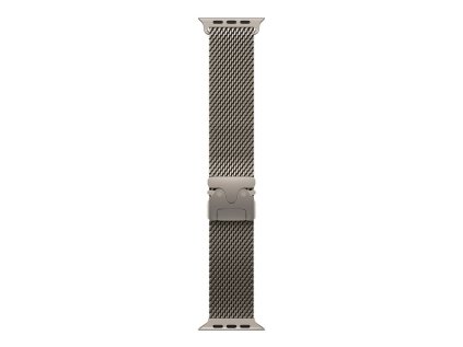 Apple Watch 49mm Natural Titanium Milanese Loop - Medium