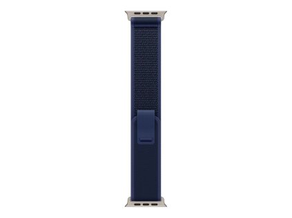 Apple Watch 49mm Blue Trail Loop - M/L - Natural Titanium Finish