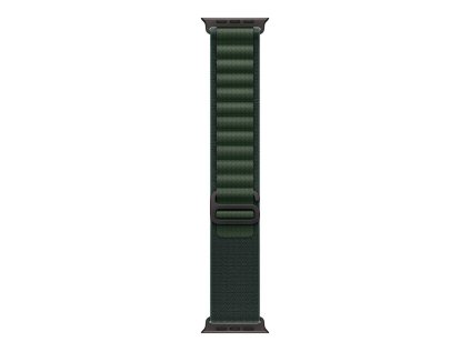 Apple Watch 49mm Dark Green Alpine Loop - Medium - Black Titanium Finish