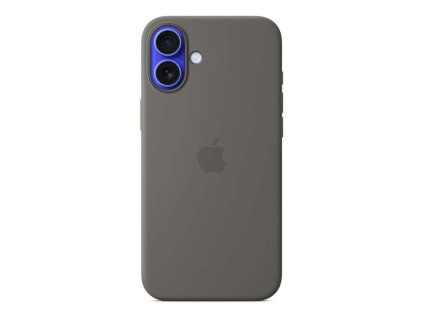 iPhone 16 Plus Silicone Case with MagSafe - Stone Gray