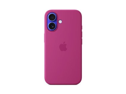iPhone 16 Silicone Case with MagSafe - Fuchsia