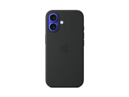 iPhone 16 Silicone Case with MagSafe - Black