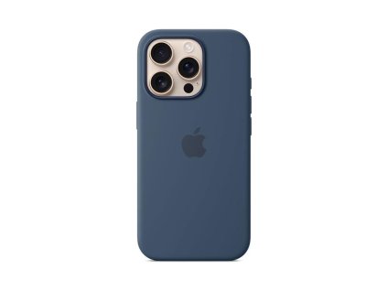 iPhone 16 Pro Silicone Case with MagSafe - Denim