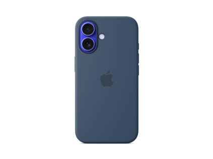 iPhone 16 Silicone Case with MagSafe - Denim