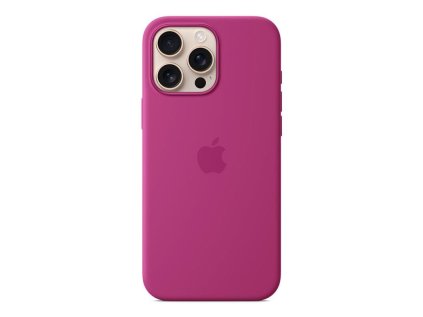 iPhone 16 Pro Max Silicone Case with MagSafe - Fuchsia