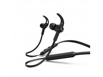 Hama Bluetooth štupľové slúchadlá Connect Neck, čierne