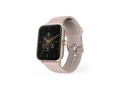Hama 6010, smart hodinky, GPS, telefonovanie, vode odolné IP68/3 ATM, Siri/Google Assistant, ružové