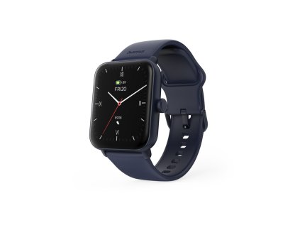 Hama 6010, smart hodinky, GPS, telefonovanie, vode odolné IP68/3 ATM, Siri/Google Assistant, modré