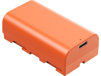 SmallRig 4971 NP-F550 USB-C nabíjateľná batéria fotoaparátu oranžová
