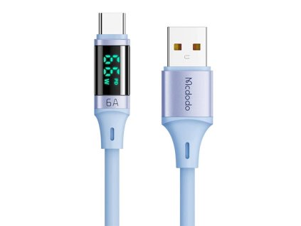 Kábel USB na USB-C, Mcdodo CA-1922, 6A, 1,2 m (modrý)