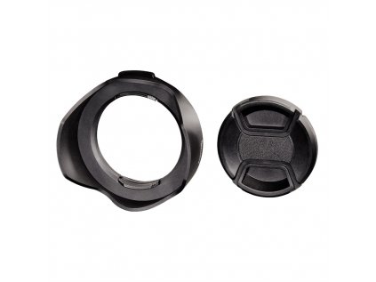 Hama lens Hood with Lens Cap, universal, 62 mm