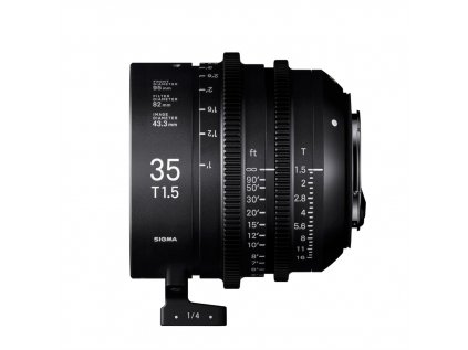 SIGMA CINE 35 mm T1.5 FF FL F/VE METRIC Fully Luminous pre Sony E