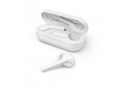 Hama Bluetooth štupľové slúchadlá Spirit Go, bezdrôtové, nabíjacie puzdro, biele