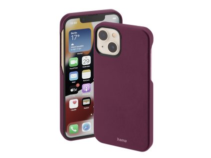 Hama Finest Sense, kryt pro Apple iPhone 14 Plus, umelá koža, bordový