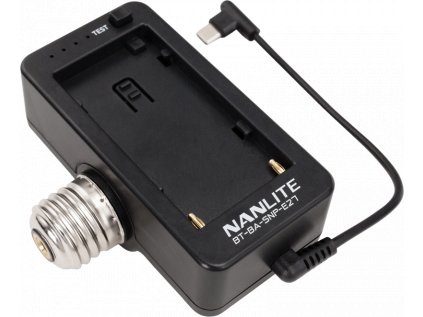 Nanlite NPF Battery Adapter with E27 Head