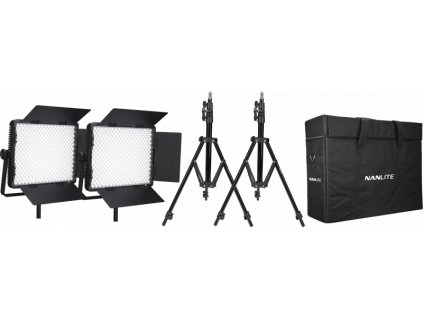 Kit Nanlite 2 light kit 900CSA w/Carry case & Light stand