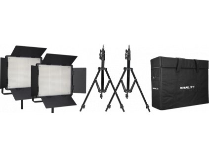 Kit Nanlite 2 light kit 900DSA w/Carry case & Light stand