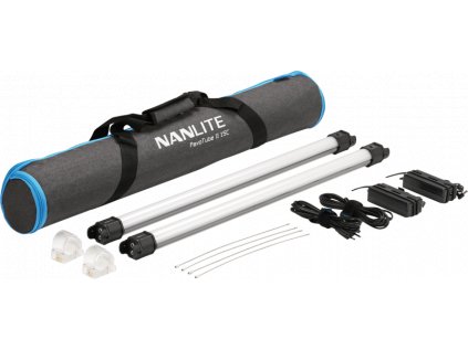 NanLite Pavotube II 15C LED RGBWW Tube Light 2 Light Kit