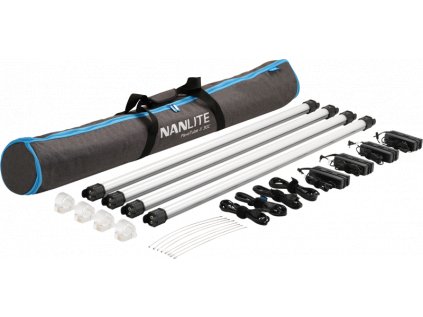 NanLite Pavotube II 30C LED RGBWW Tube Light 4 Light Kit