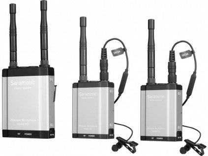 Saramonic Vlink2 Kit2, 2.4GHz dvoucestný komunikační bezdrátový mikrofonní systém (2TX+RX)