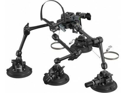 SmallRig 3565 All-in-One 4-Arm Suction Cup Camera Mount Kit for Vehicle Shooting SC-15K
