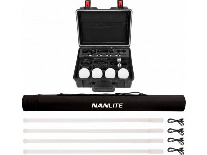 Kit Nanlite Pavotube T8-7X-4 Light kit  & Pavobulb 10C 4 Bulb kit