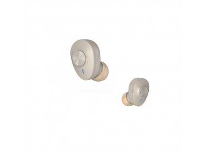 Hama Bluetooth slúchadlá Freedom Buddy, štuple, nabíjacie puzdro, béžové