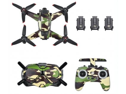 PVC Sticker pre DJI FPV Combo (Camo Green)