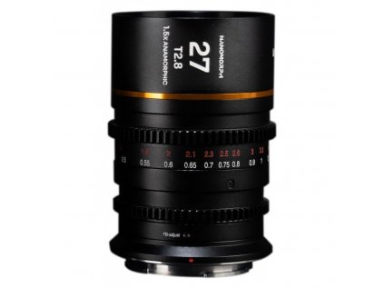 Objektív Venus Optics Laowa Nanomorph 27mm T2.8 1.5X S35 Amber pre Sony E