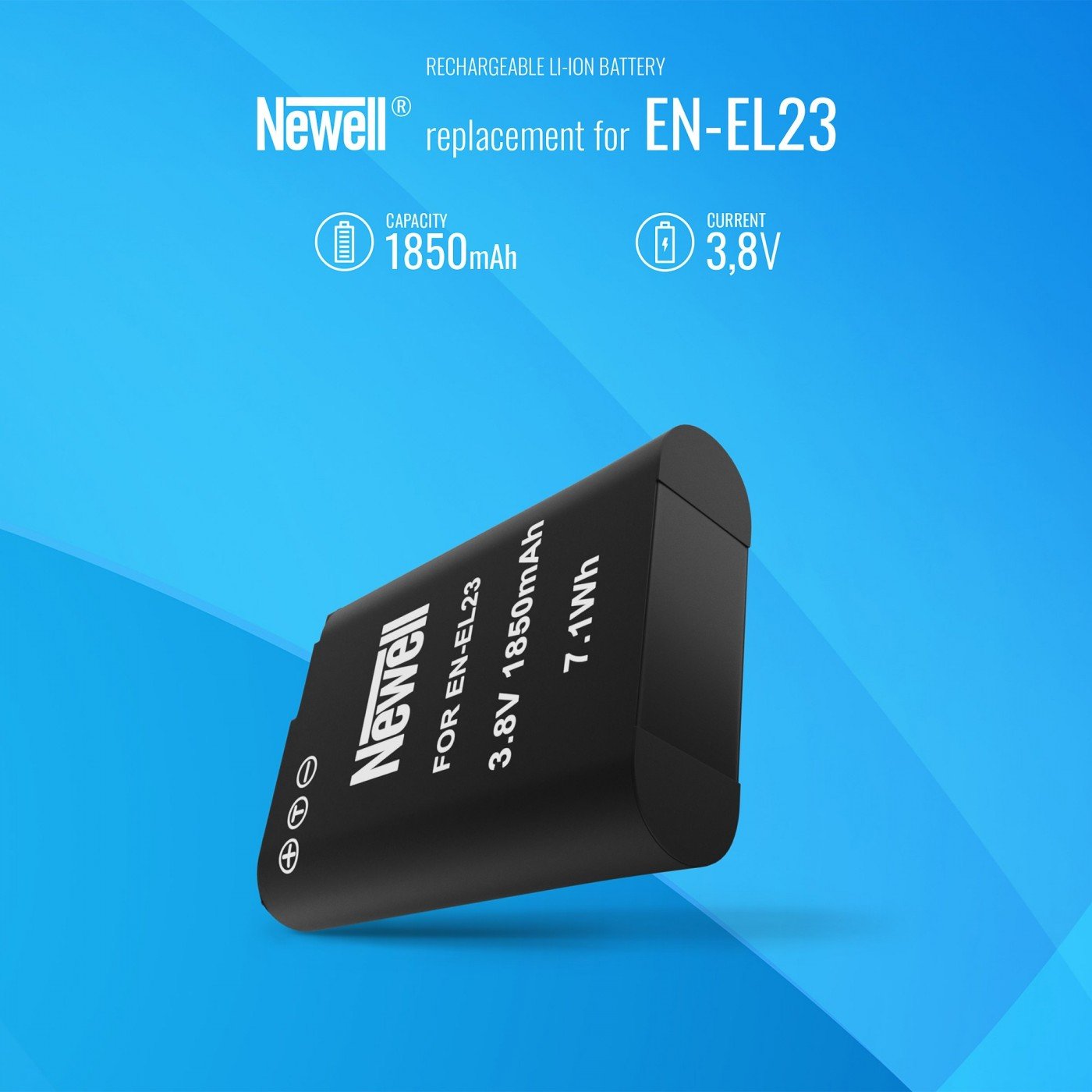 Nabíjateľná batéria Newell náhrada EN-EL23 NL0210