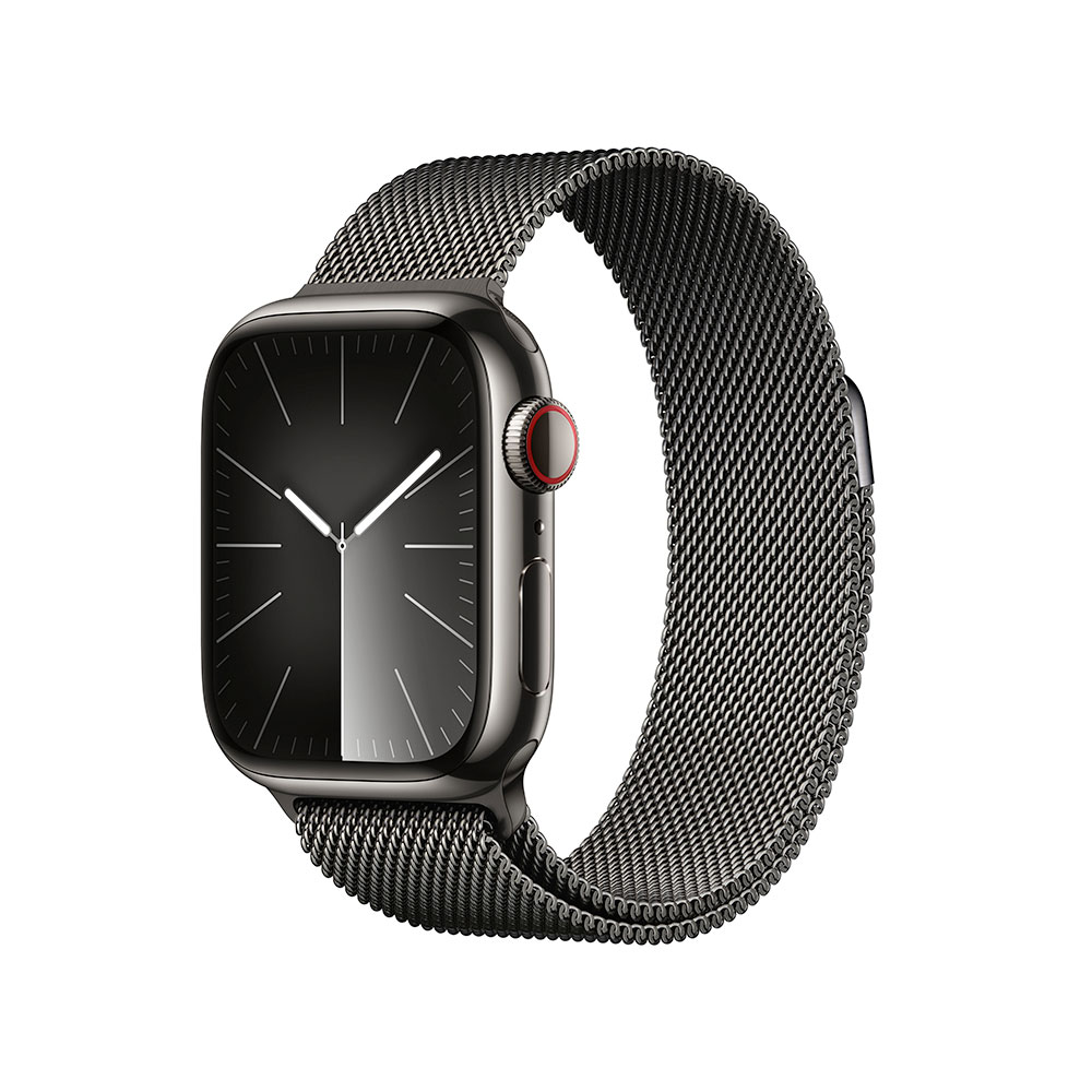 Apple Watch Series 9 GPS + Cellular 41mm Graphite Stainless Steel Case with Graphite... MRJA3QC/A