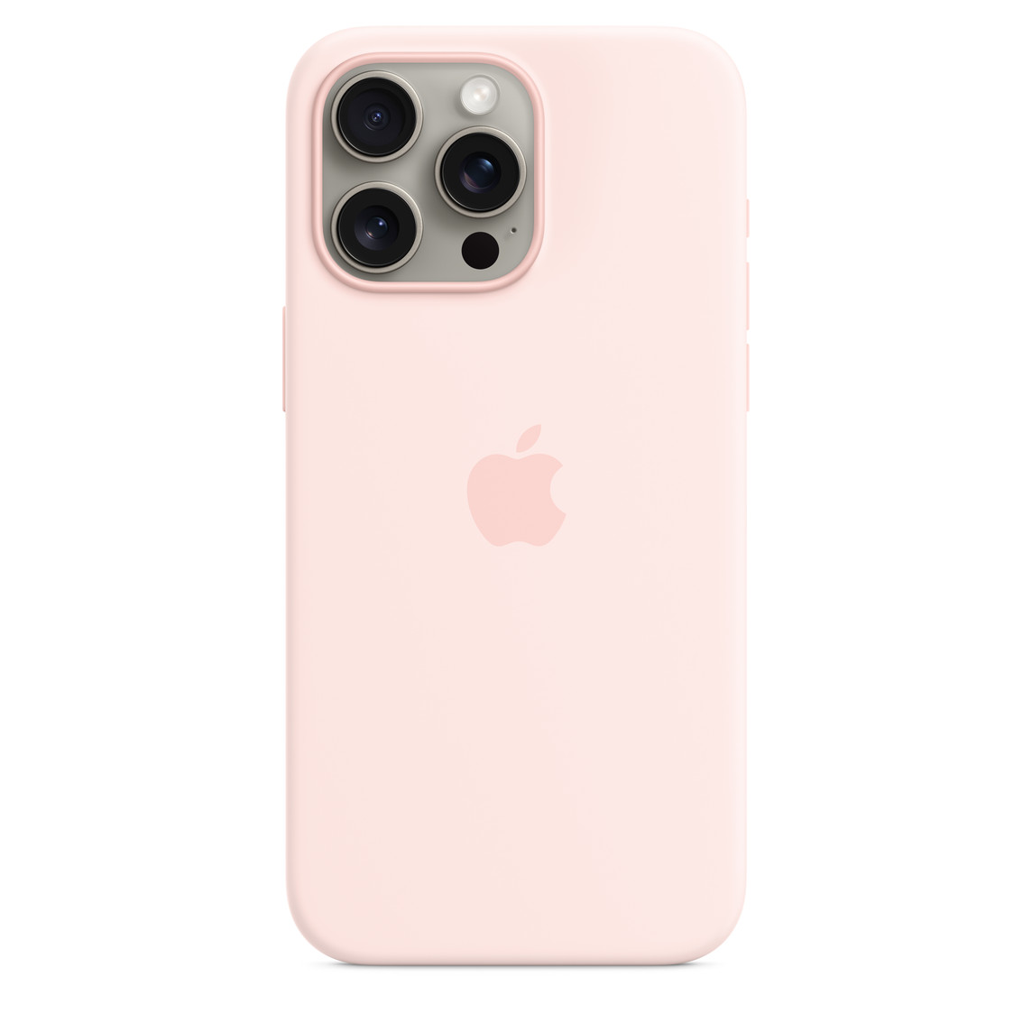 Apple Originál Silikónový Kryt s MagSafe pre iPhone 15 Pro Max Light Pink, MT1U3ZM/A