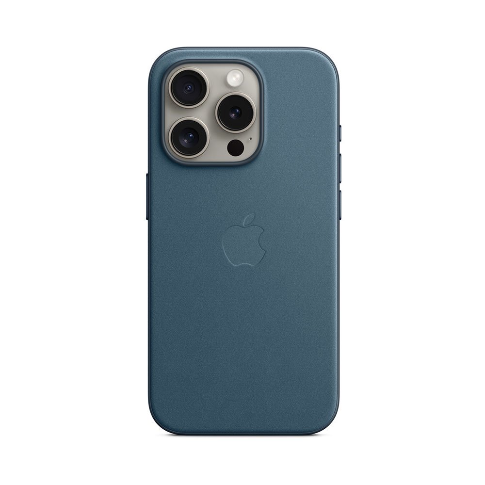 Apple FineWoven Kryt s MagSafe pre iPhone 15 Pro, Modrý