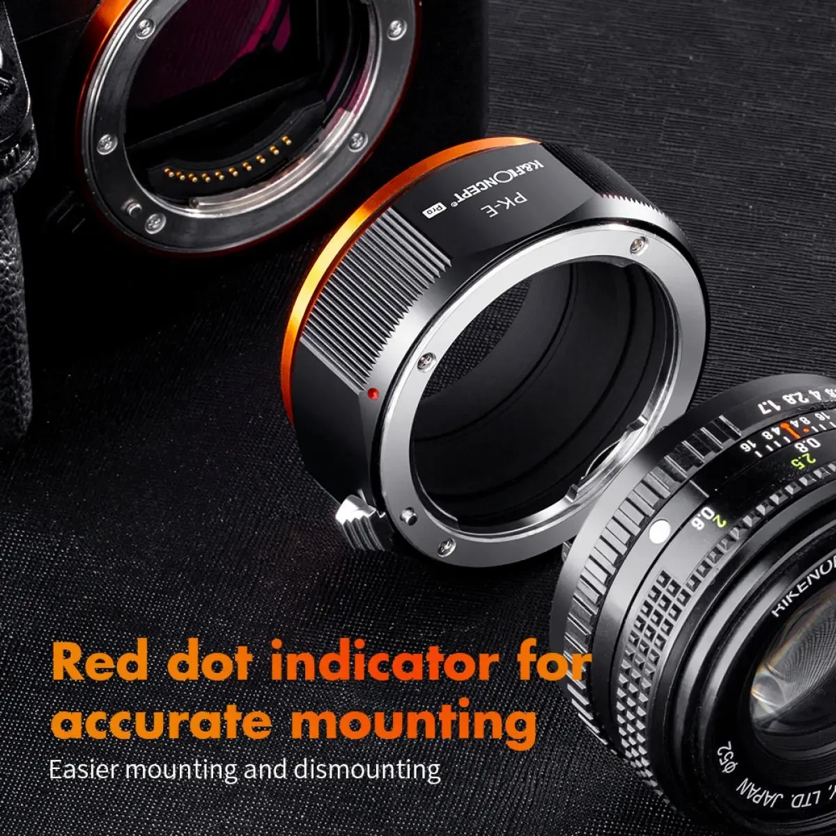 K&F Concept Adaptér K&F PK K Mount na Sony E-Mount 35554