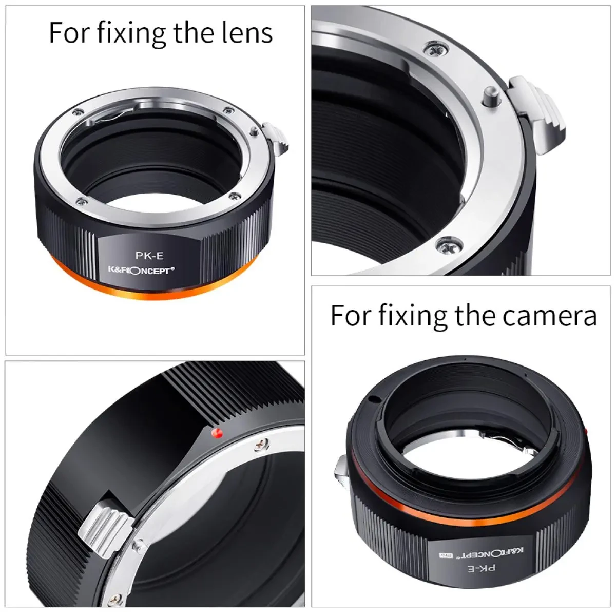 K&F Concept Adaptér K&F PK K Mount na Sony E-Mount 35554