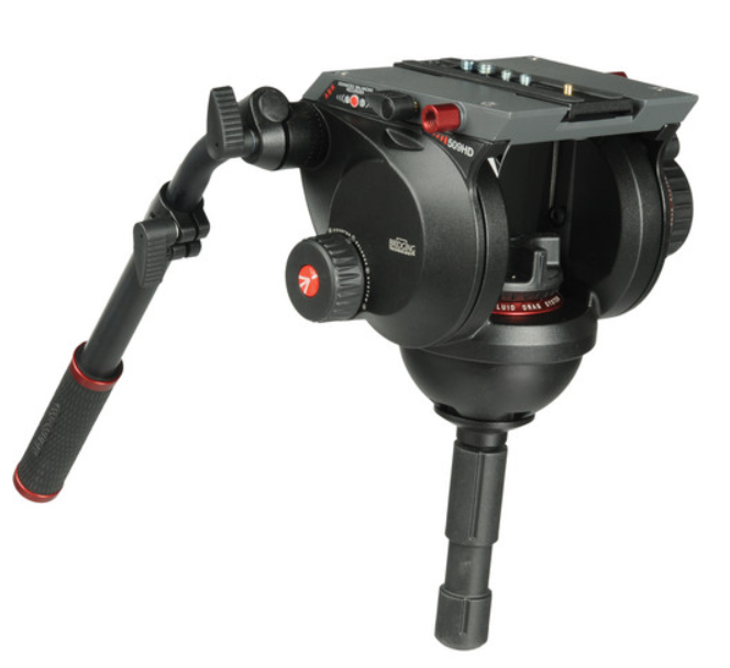 Manfrotto 509 fluidná videohlava a 536 CF jedna noha 44449