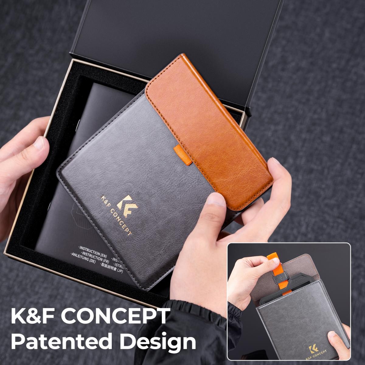 K&F Concept Štvorcová PL šošovka K&F 100*100*2 mm (s ochranným rámom) 35331