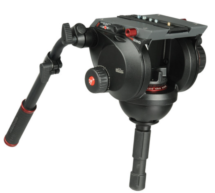 Manfrotto 509 fluidná videohlava a 545GB hliníkový dvojnohý statív 44166