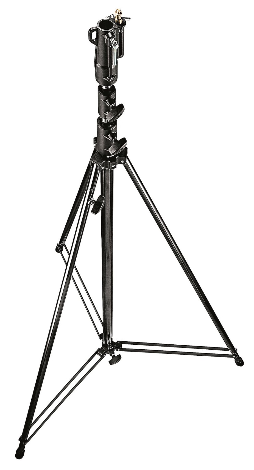 Manfrotto Čierny vysoký 3-dielny stojan, 1 úroveň 44044