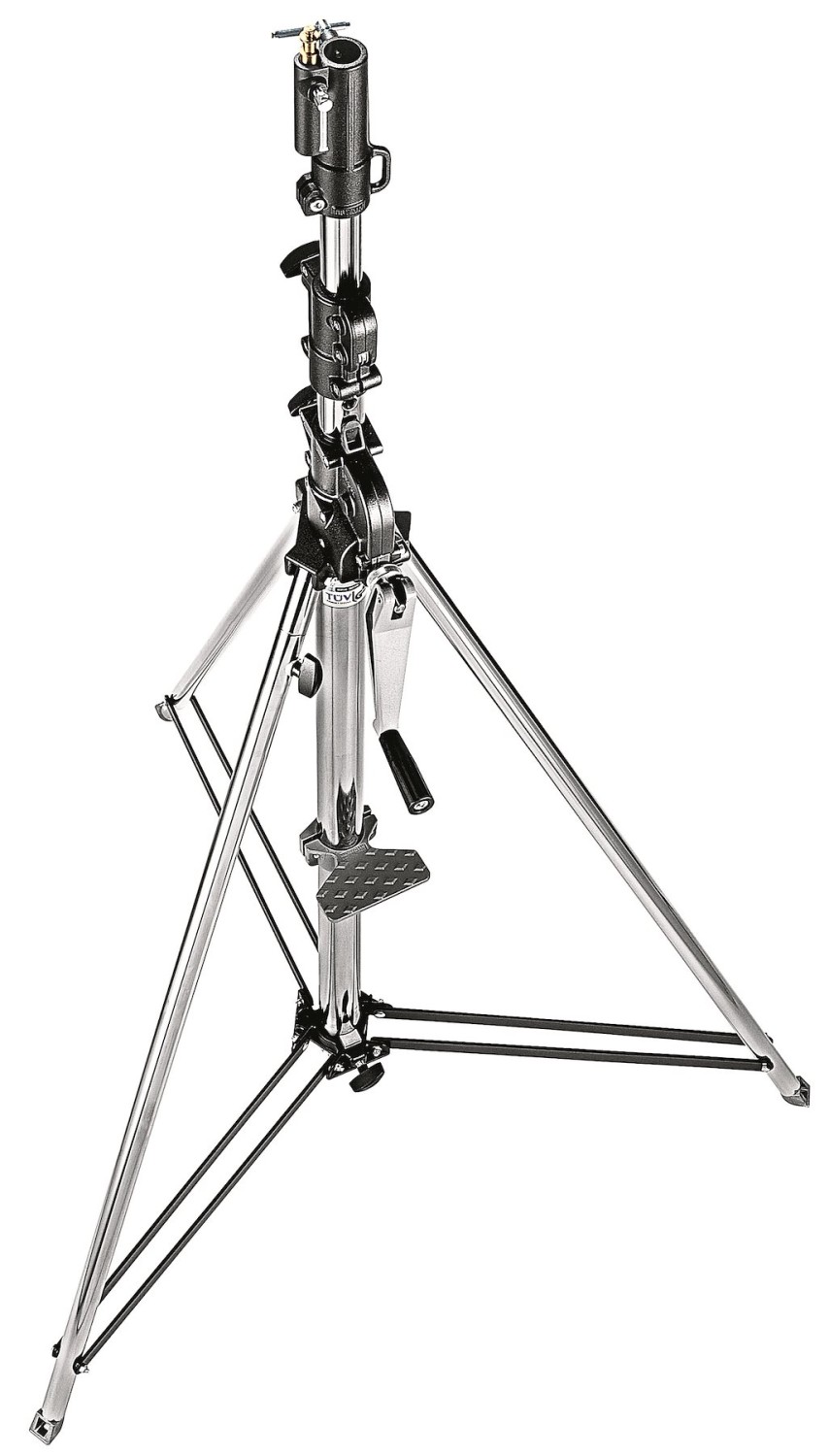 Manfrotto Naťahovací stojan s bezpečnostným lankom, chrómová oceľ 44088