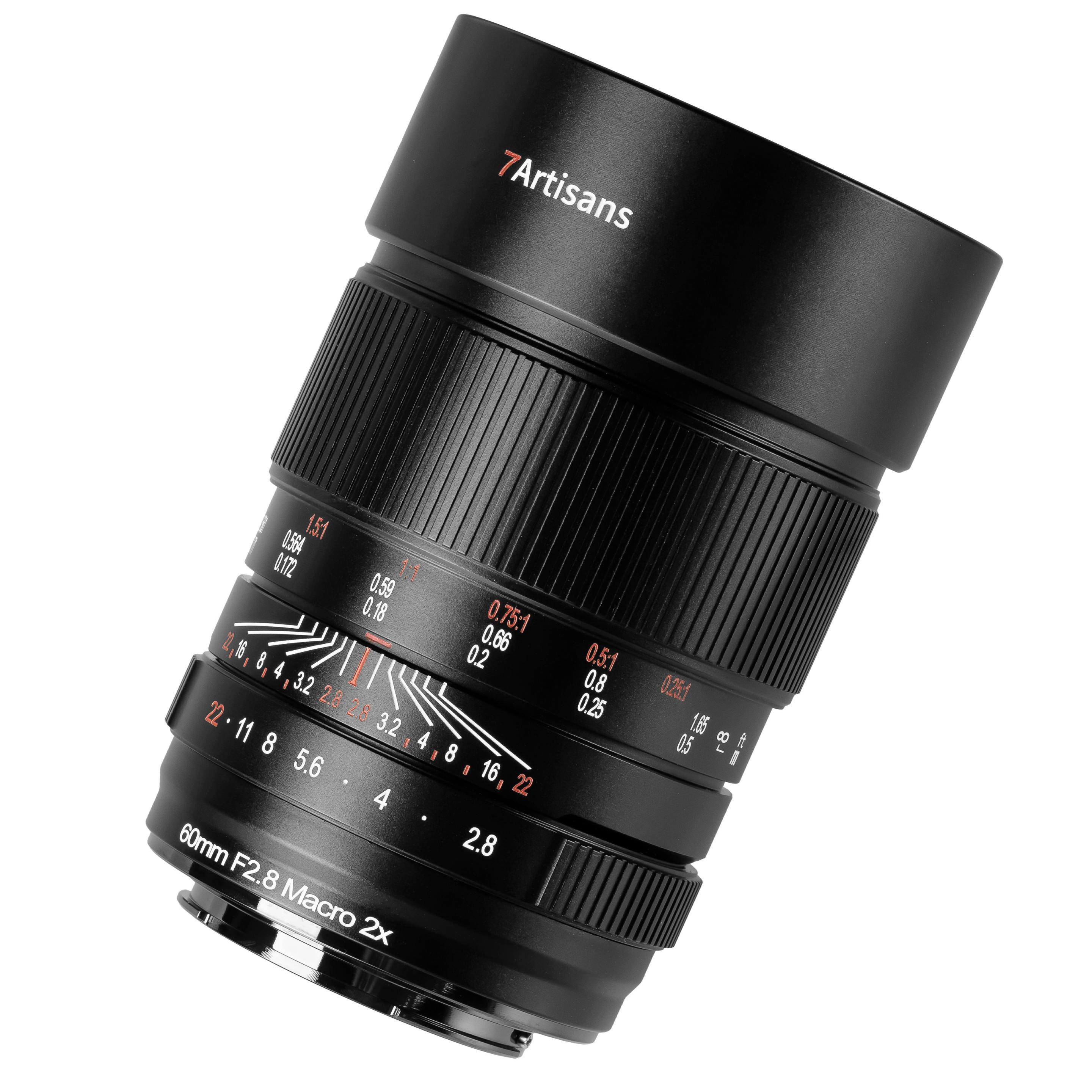 7Artisans 60mm F2.8 Macro 2x Sony E 60F28(2x)B-E