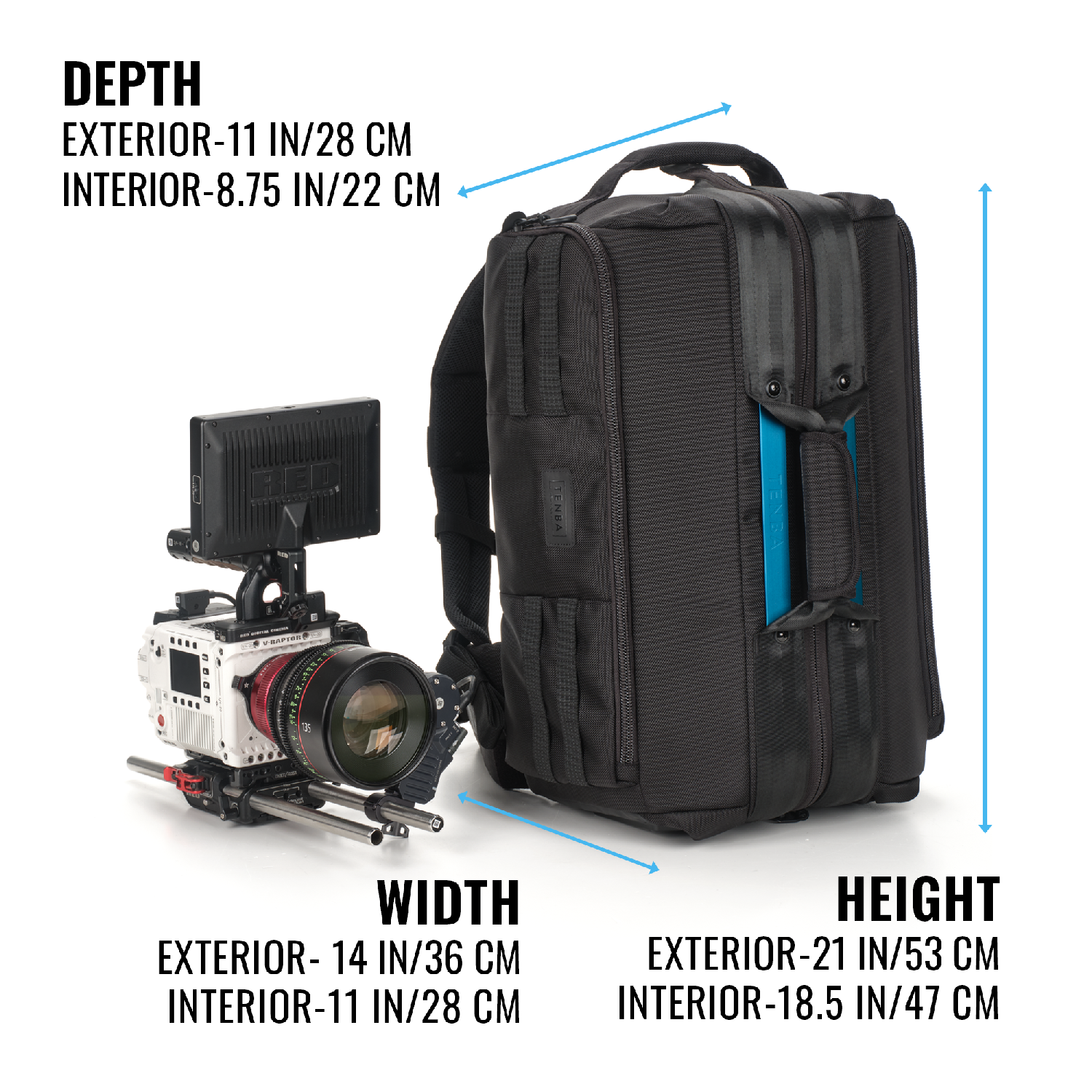 Tenba Cineluxe v2 Backpack 21 - Black 637-529