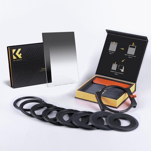 K&F Concept K&F SJ51T 100*150*2MM štvorcové mäkké stupňovité GND8, optické sklo, HD, vodeodolné, odolné proti poškriabaniu 34962